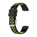 Cinturino di ricambio in silicone bicolore, For Fitbit Luxe