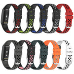 Cinturino di ricambio in silicone bicolore, For Fitbit Luxe