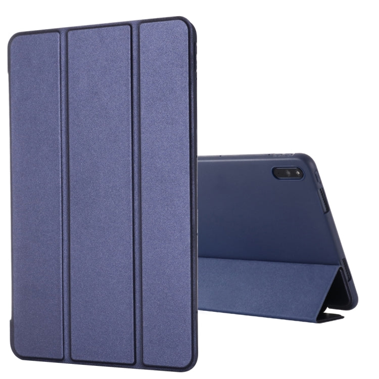 GEBEI Custodia in pelle flip orizzontale antiurto con supporto a tre pieghe, For Huawei MatePad 11 (2021)