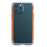 Custodia protettiva in ferro e legno per iPhone 13 Pro Max