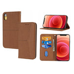 Custodia portafoglio in pelle PU per iPhone X e XS