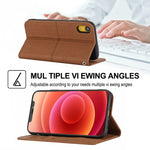 Custodia portafoglio in pelle PU per iPhone X e XS