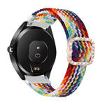 Cinturino di ricambio per cinturino di ricambio con fibbia a diamante elastico intrecciato regolabile universale, For Garmin Venu/Vivoactive 3 20mm