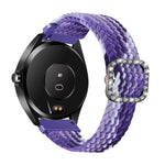 Cinturino di ricambio per cinturino di ricambio con fibbia a diamante elastico intrecciato regolabile universale, For Garmin Venu 2/Samsung Gear S3 22mm