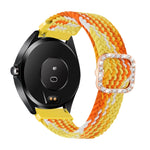 Cinturino di ricambio per cinturino di ricambio con fibbia a diamante elastico intrecciato regolabile universale, For Garmin Venu 2/Samsung Gear S3 22mm