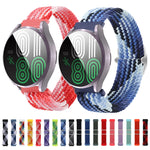 Cinturino di ricambio per cinturino di ricambio con fibbia a diamante elastico intrecciato regolabile universale, For Garmin Venu 2/Samsung Gear S3 22mm
