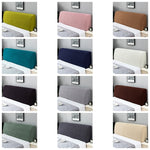 Copertura antipolvere per testiera completamente rivestita in pile elastico polare, 120cm, 150cm, 180cm