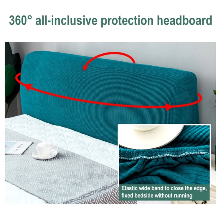 Copertura antipolvere per testiera completamente rivestita in pile elastico polare, 120cm, 150cm, 180cm