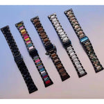 Cinturino di ricambio per cinturino universale in acciaio inossidabile a tre sfere + resina, For Garmin Venu/Vivoactive 3 Music 20mm
