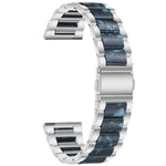 Cinturino di ricambio per cinturino universale in acciaio inossidabile a tre sfere + resina, For Garmin Venu/Vivoactive 3 Music 20mm