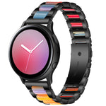 Cinturino di ricambio per cinturino universale in acciaio inossidabile a tre sfere + resina, For Huawei Watch 3/3 Pro 22mm