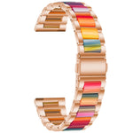 Cinturino di ricambio per cinturino universale in acciaio inossidabile a tre sfere + resina, For Huawei Watch 3/3 Pro 22mm