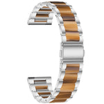 Cinturino di ricambio per cinturino universale in acciaio inossidabile a tre sfere + resina, For Huawei Watch 3/3 Pro 22mm