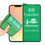 Pellicola vetro temperato 9D per iPhone 13 Pro Max e 14 Plus