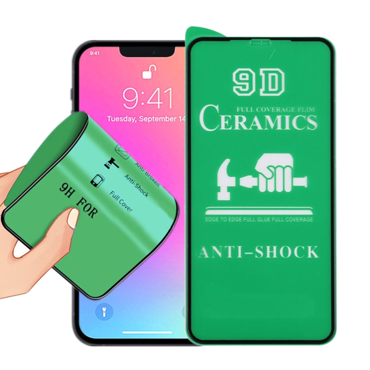 Pellicola vetro temperato 9D per iPhone 13 Pro Max e 14 Plus