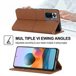 Custodia portafoglio in pelle PU per Xiaomi Redmi Note 10 Pro