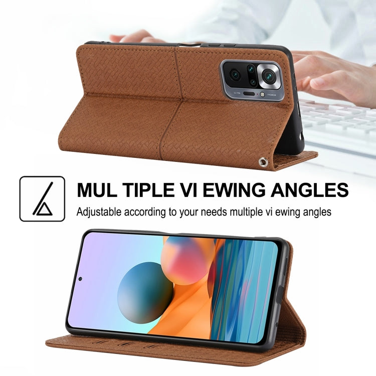 Custodia portafoglio in pelle PU per Xiaomi Redmi Note 10 Pro