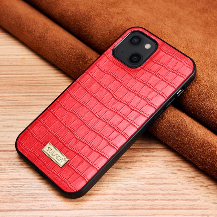 Custodia protettiva in TPU con trama di coccodrillo SULADA, For iPhone 13 mini, For iPhone 13, For iPhone 13 Pro, For iPhone 13 Pro Max