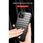 Custodia protettiva in TPU con trama coccodrillo per iPhone 13