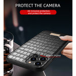 Custodia protettiva in TPU con trama coccodrillo per iPhone 13