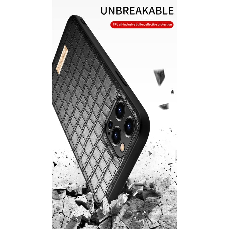Custodia protettiva in TPU con trama coccodrillo per iPhone 13