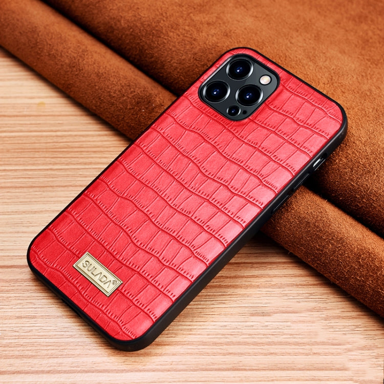 Custodia protettiva in TPU con trama coccodrillo per iPhone 13