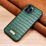 Custodia protettiva in TPU con trama coccodrillo per iPhone 13