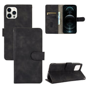 Tinta unita Skin Feel Fibbia magnetica Flip orizzontale Custodia in pelle PU con struttura in vitello con supporto e slot per schede e portafoglio, For iPhone 13 Pro Max, For iPhone 13 Pro, For iPhone 13, For iPhone 13 mini