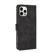 Tinta unita Skin Feel Fibbia magnetica Flip orizzontale Custodia in pelle PU con struttura in vitello con supporto e slot per schede e portafoglio, For iPhone 13 Pro Max, For iPhone 13 Pro, For iPhone 13, For iPhone 13 mini