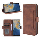 Custodia portafoglio in pelle con slot carte per ZTE Blade A71