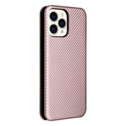 Struttura in fibra di carbonio Flip orizzontale magnetico Custodia in pelle TPU + PC + PU con slot per schede, For iPhone 13 Pro Max, For iPhone 13 Pro, For iPhone 13, For iPhone 13 mini