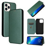 Custodia portafoglio in pelle TPU con slot carte per iPhone 13 Pr