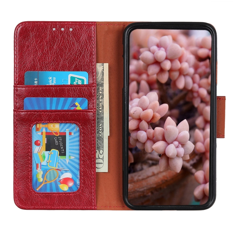 Custodia a libro orizzontale in pelle Nappa Texture con supporto, slot per carte e portafoglio, For OPPO A16, For OnePlus Nord 2 5G