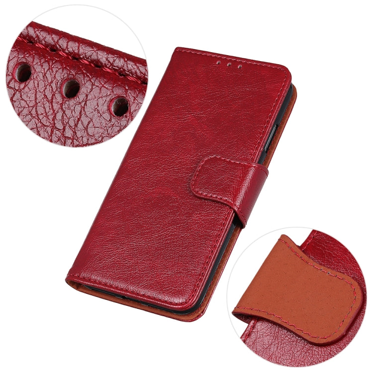 Custodia a libro orizzontale in pelle Nappa Texture con supporto, slot per carte e portafoglio, For OPPO A16, For OnePlus Nord 2 5G