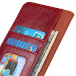 Custodia a libro orizzontale in pelle Nappa Texture con supporto, slot per carte e portafoglio, For OPPO A16, For OnePlus Nord 2 5G