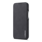 LC.IMEEKE Hon Ancient Series Custodia orizzontale in pelle a conchiglia con supporto e slot per schede, For iPhone 13 mini, For iPhone 13, For iPhone 13 Pro, For iPhone 13 Pro Max