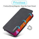 Custodia portafoglio in pelle con slot carte per iPhone 13
