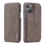 Custodia portafoglio in pelle con slot carte per iPhone 13