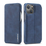 Custodia portafoglio in pelle con slot carte per iPhone 13