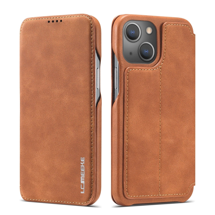 Custodia portafoglio in pelle con slot carte per iPhone 13