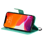 Custodia portafoglio in pelle sintetica per iPhone 13 mini