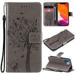 Custodia portafoglio in pelle sintetica per iPhone 13 mini