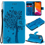Custodia portafoglio in pelle sintetica per iPhone 13 mini