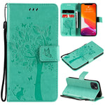 Custodia portafoglio in pelle sintetica per iPhone 13 mini