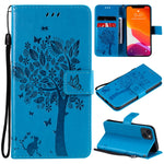 Custodia portafoglio in pelle sintetica per iPhone 13 mini