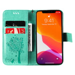 Custodia portafoglio in pelle sintetica per iPhone 13 Pro
