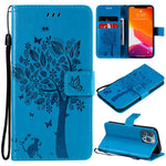 Custodia portafoglio in pelle sintetica per iPhone 13 Pro