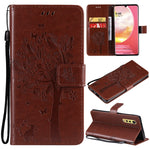 Custodia portafoglio in pelle sintetica per LG Velvet 2 Pro