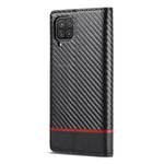 LC.IMEEKE Custodia in pelle a vibrazione orizzontale PU + TPU in fibra di carbonio con supporto, slot per schede e portafoglio, For Samsung Galaxy A12 5G, For Samsung Galaxy A22 4G, For Samsung Galaxy A22 5G, For Samsung Galaxy A32 4G                  ...