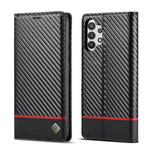 LC.IMEEKE Custodia in pelle a vibrazione orizzontale PU + TPU in fibra di carbonio con supporto, slot per schede e portafoglio, For Samsung Galaxy A12 5G, For Samsung Galaxy A22 4G, For Samsung Galaxy A22 5G, For Samsung Galaxy A32 4G                  ...